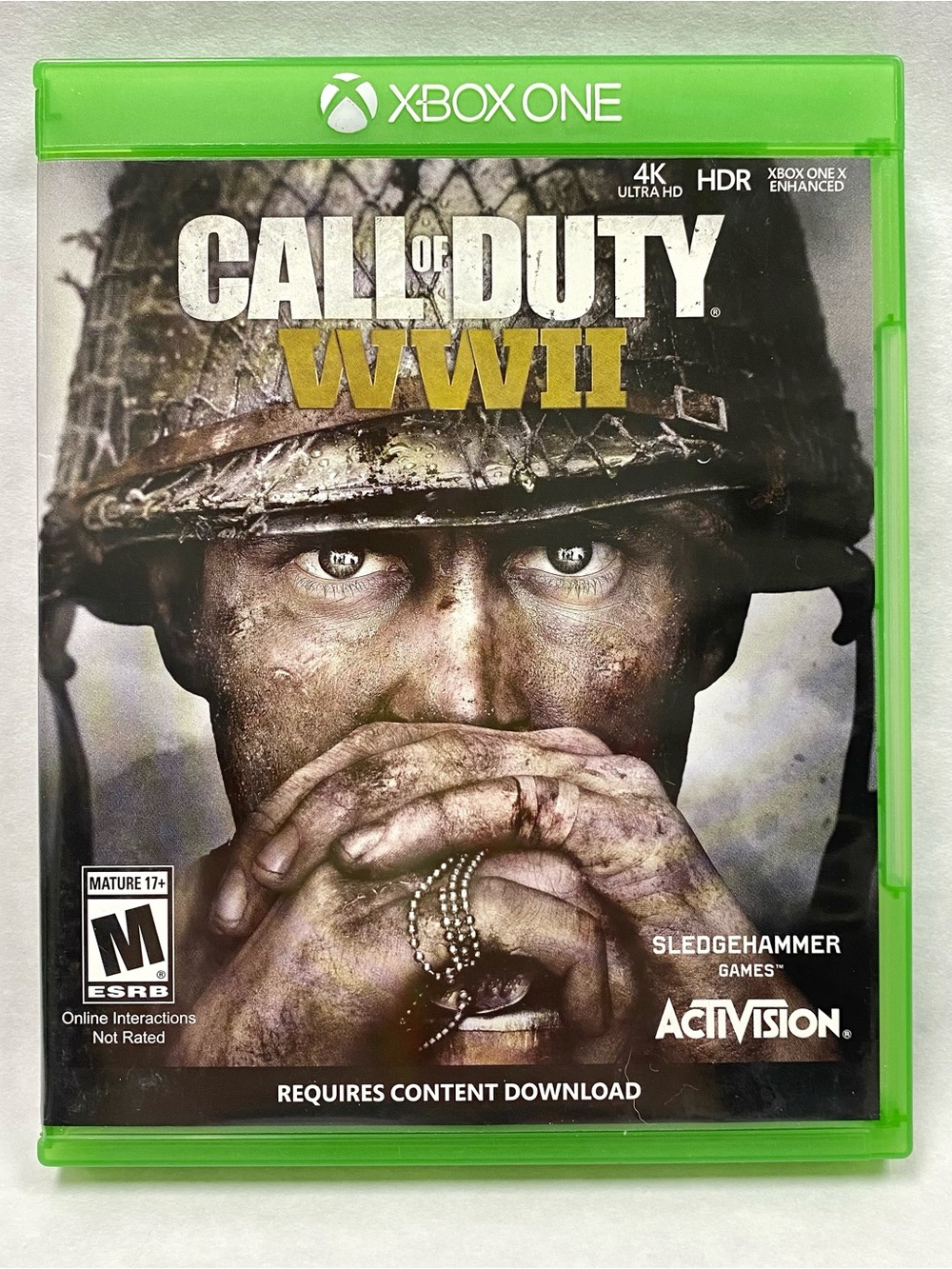 Microsoft Xbox One Call of Duty WWII - Green Case